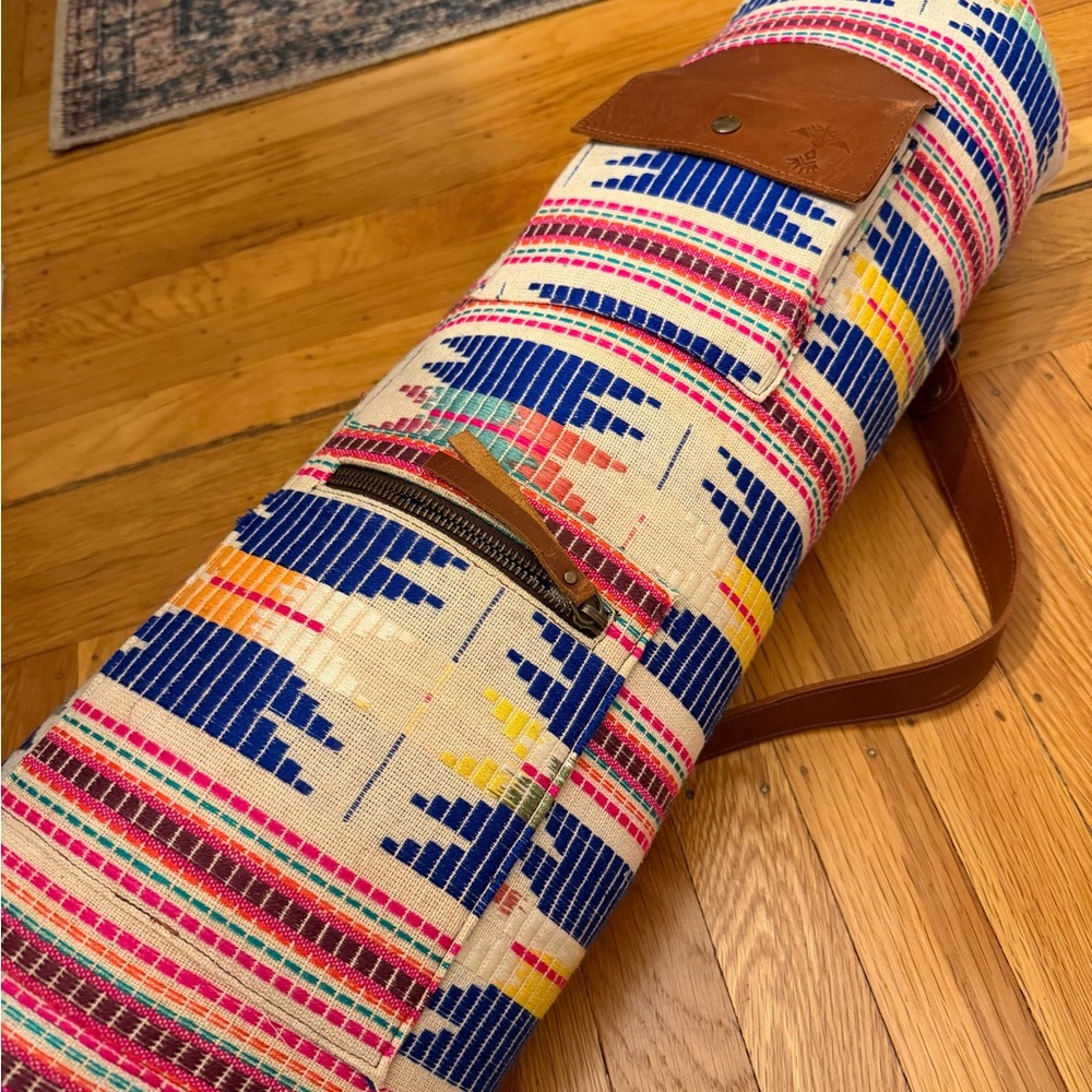 Colorful Patterned Yoga Mat Bag